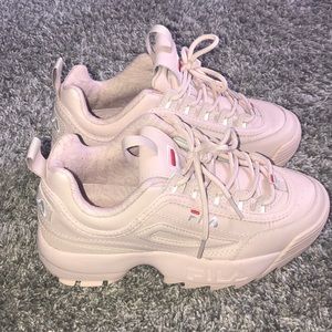 Pink Fila Disruptor